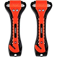 FIXKIT Set de 2pcs de Martillos de Seguridad Martillos de Emergencia de Ventana para Coche Autobús Martillos para Vida…